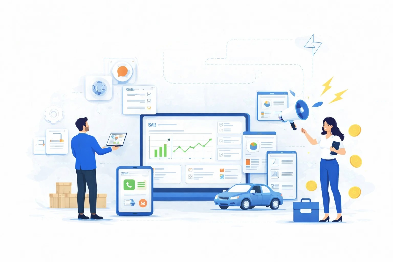 Accélération des ventes & multidiffusion