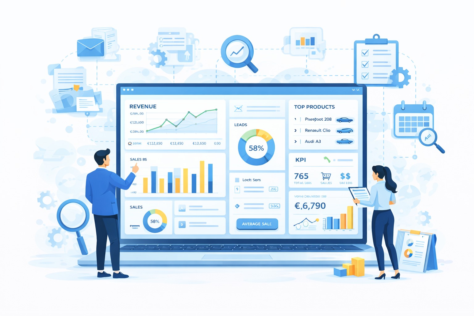 Tableau de bord et reporting