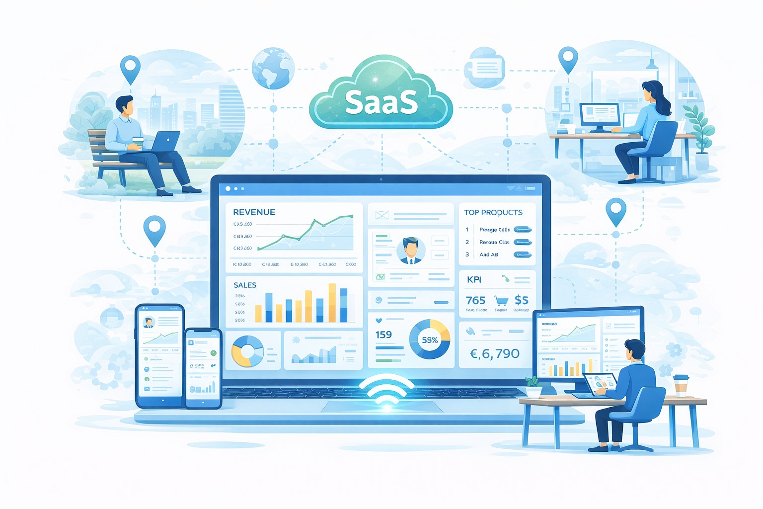 Solution SaaS accessible partout