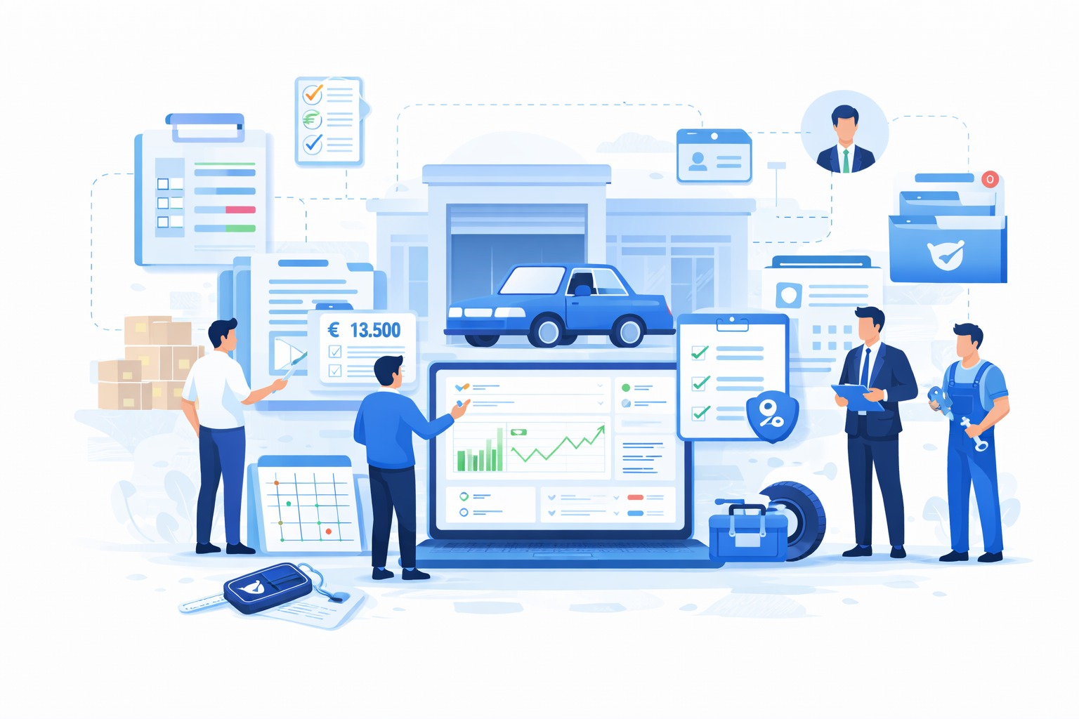 Gestion des ventes automobiles